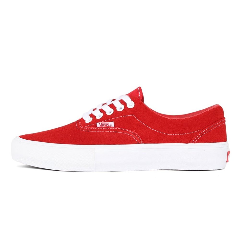 Vans Era Pro Suede Red/White VN000VFBAJL US Mens 11.5